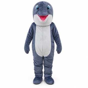 Happy Dolphin Mascot Costume