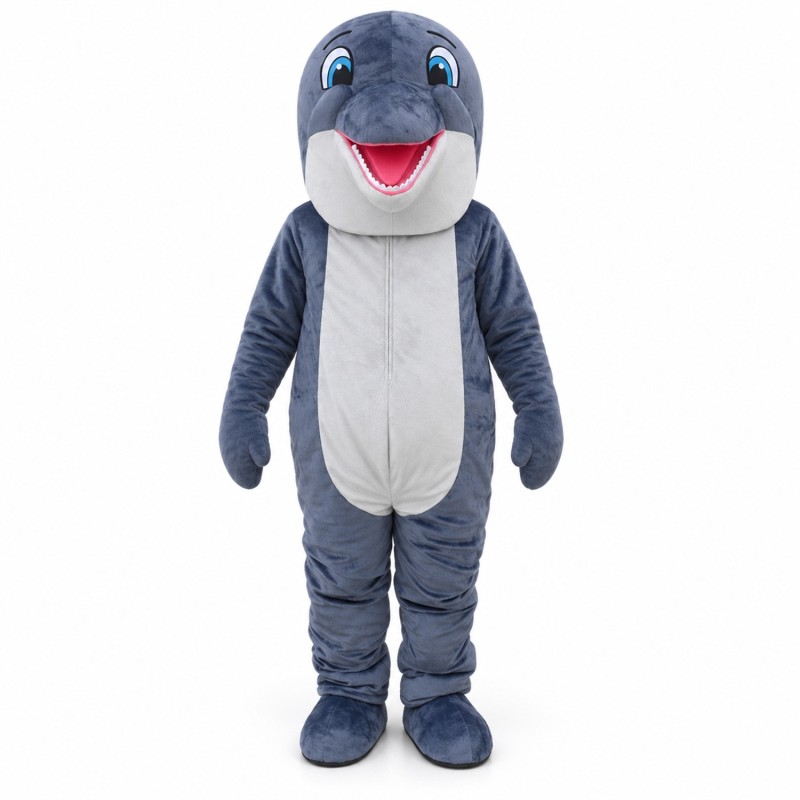 Happy Dolphin Mascot Costume