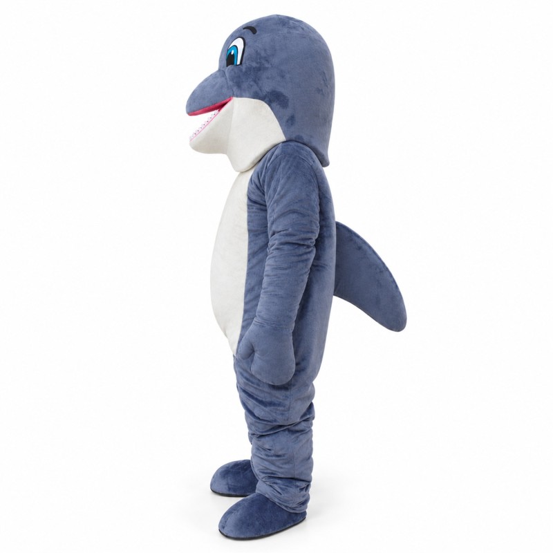 Happy Dolphin Mascot Costume