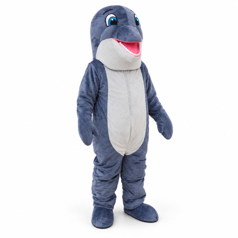 Happy Dolphin Mascot Costume