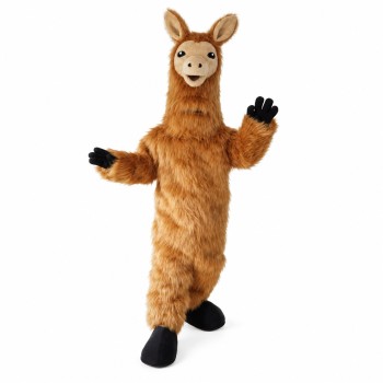 Llama Mascot Costume Animal Sheep Costume Fancy Dress