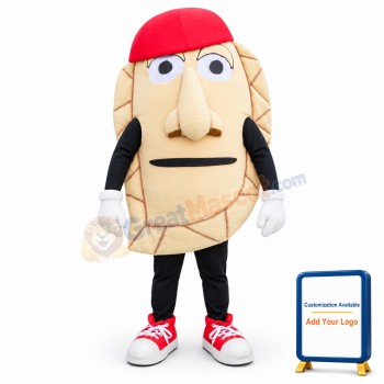 Pierogi Mascot Costume Pirates Food Advertising Restaurant Costume