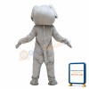Gray Cute Elephant Mascot Costume