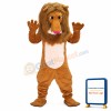 Brown Cute Lion Mascot Costume
