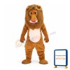 Brown Cute Lion Mascot Costume