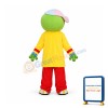 Cute Male Green Frog Mascot Costume