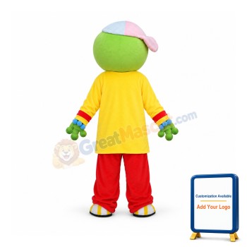 Cute Male Green Frog Mascot Costume