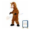 Brown Cute Horse Mascot Costume