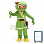 Cute Female Green Frog Mascot Costume on Clearance