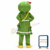 Cute Female Green Frog Mascot Costume