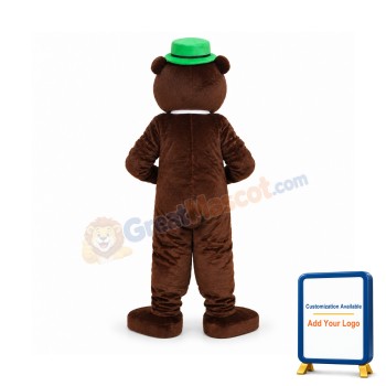 Cute Yoga Bear Mascot Costume