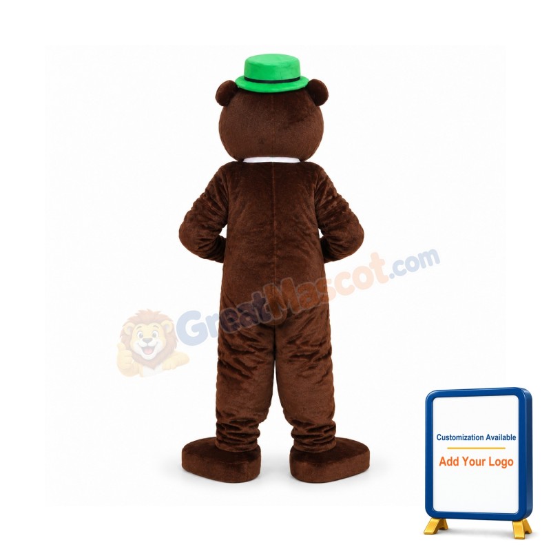 Cute Yoga Bear Mascot Costume