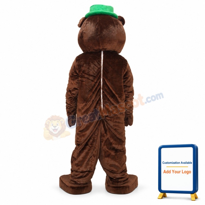 Cute Yoga Bear Mascot Costume on Clearance