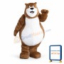 Brown Charmin Bear Mascot Adult Costume