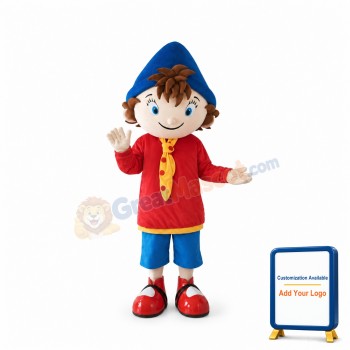 Noddy Mascot Costume Carnival Boy Cartoon Costume