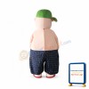Badass Bad Man Cartoon Baddie Mascot Costume Free Shipping