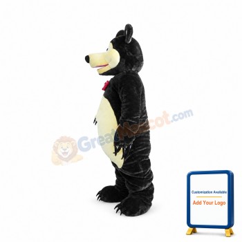 Gentle Brown Bear Mascot Costume
