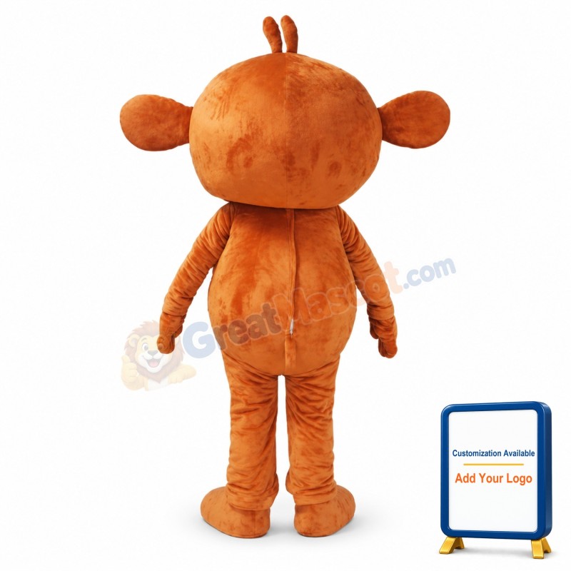 Brown Monkey Mascot Costume