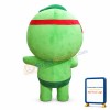 Cartoon Character Green Leaf Mascot Costume Free Shipping