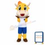 Cartoon Cow Mascot Costume