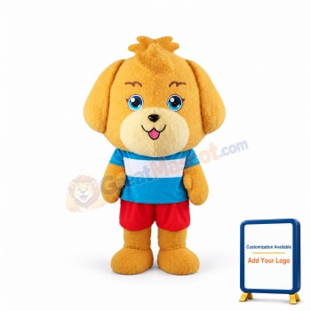 Odie Mascot Costume Lovely Yellow Dog Costume Mascot