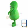 Germ Mascot Costume Green Bacteria Mascot