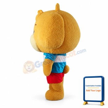 Odie Mascot Costume Lovely Yellow Dog Costume Mascot