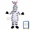 Cute Zebra Horse Mascot Costume