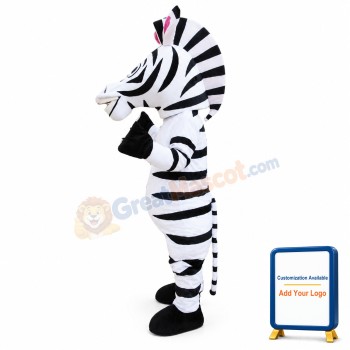 Cute Zebra Horse Mascot Costume