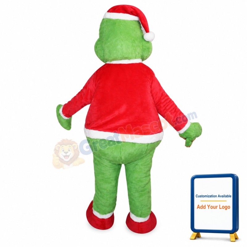 Christmas Cartoon Character Grinch Mascot Costume