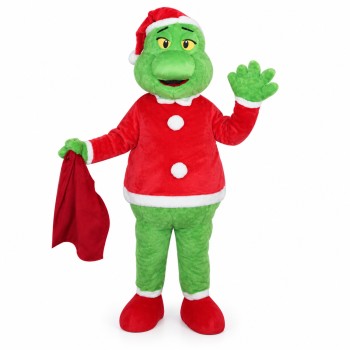 Christmas Cartoon Character Grinch Mascot Costume