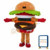 Hamburger Mascot Costume Advertising Restaurant Costume