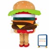 Hamburger Mascot Costume Advertising Restaurant Costume