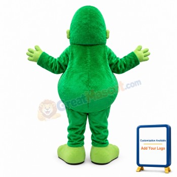 Green Big Mouth Gorillla Mascot Costume