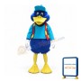 Cute Blue Duck Mascot Costume