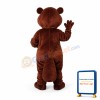 Cute Brown and White Beaver Mascot Costume