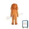 Loyal and Tame Brown Dog Mascot Costume
