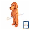 Loyal and Tame Brown Dog Mascot Costume