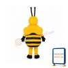 Cute Little Yellow Bee Mascot Costume