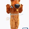 Cute Brown Scooby Doo Dog Mascot Costume