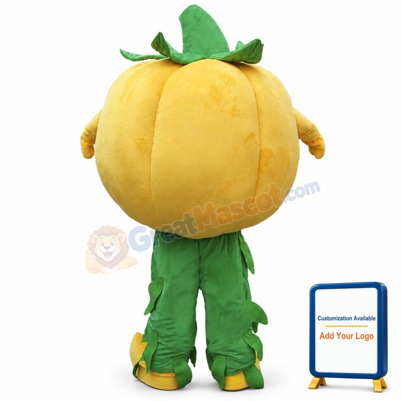 Halloween Pumpkin Mascot Costume Vegetable Costume for Adult