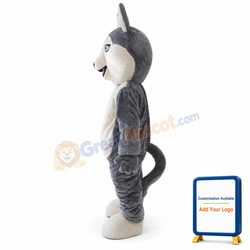 Animal Costume Dog Siberian Husky Mascot Costume for Adult