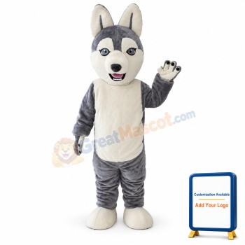 Animal Costume Dog Siberian Husky Mascot Costume for Adult
