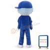 Halloween Blue Cloth Young Boy Mascot Costume for Adult