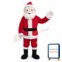 White Mustache Christmas Santa Claus Mascot Costume for Adult