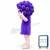 Purple Grape Mascot Costume Vegetable Costume for Adult