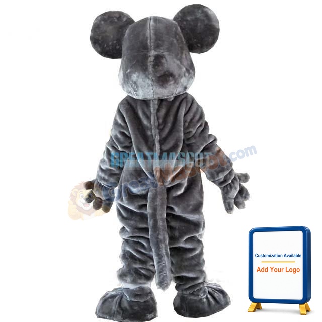 Gray Mouse Mascot Costume Animal Costume for Adult