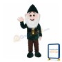 Cartoon Father Christmas Santa Mascot Costume for Adult