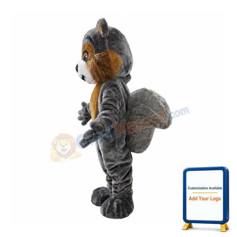 Cartoon Cute Squirrel Mascot Costume Animal Costume for Adult