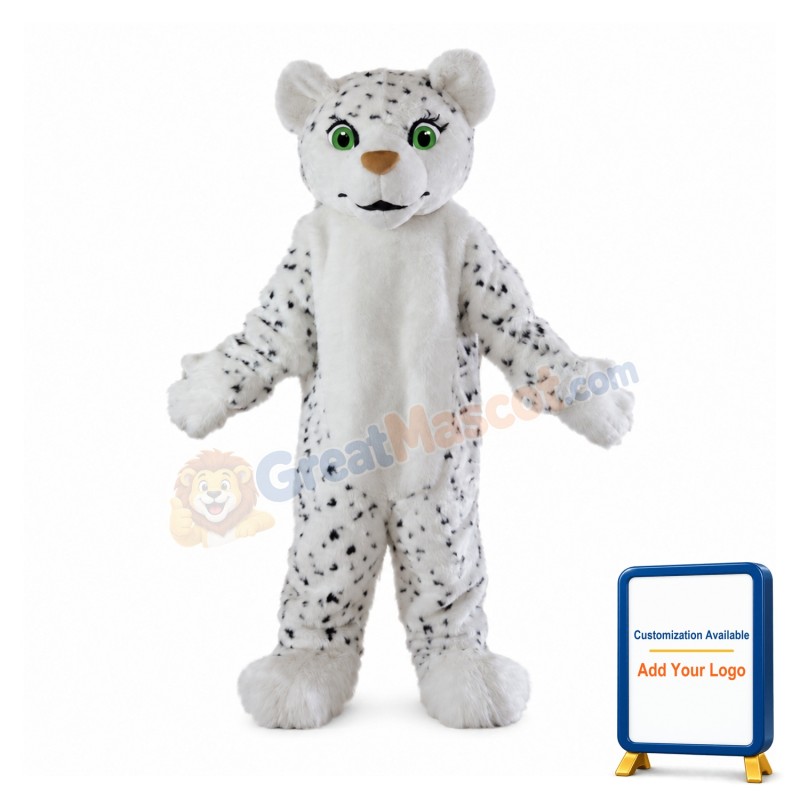 Custom Snow Leopard Mascot Costume Panther Costume for Adult